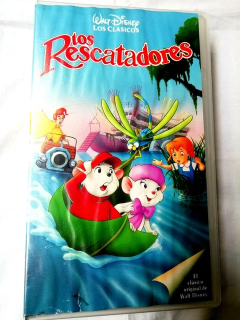 LOS RESCATADORES The Rescuers VHS Los Clasicos Walt Disney Pal los-rescatadores-the-rescuers-vhs-los-clasicos-walt-disney-pal