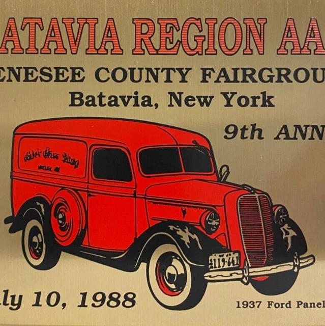 1988 BATAVIA GENESEE County Fairgrounds Antique Car Show AACA New York