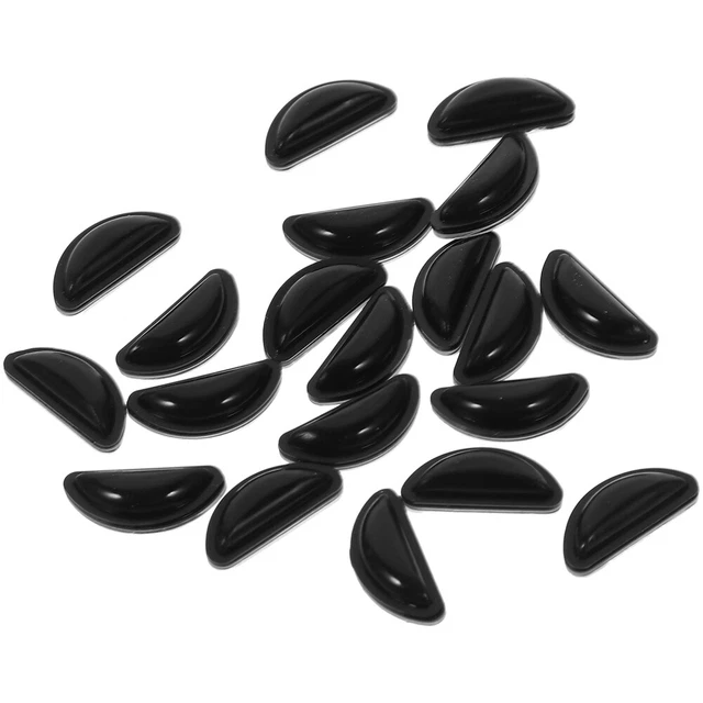 10 paia di occhiali sostituibili cuscinetti nasali occhiali naso antiscivolo naso