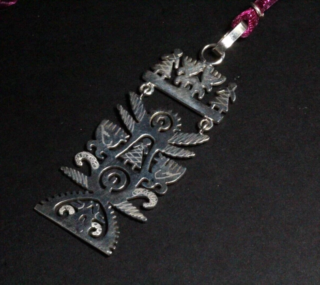 Citlali Mexico  Francisco Sanchez Mexico Sterling Silver Cut Out Necklace