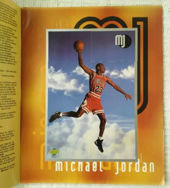 Michael Jordan - Álbum de cromos de Upper Deck (1998) - Casi completo 2