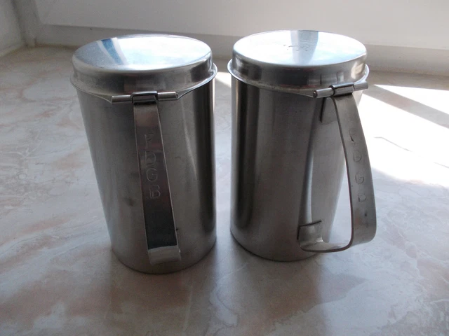 Kanne für Kaffee, 2 St. Kaffeekännchen , 35cl, ex DDR, Prägung auf Henkel FDGB