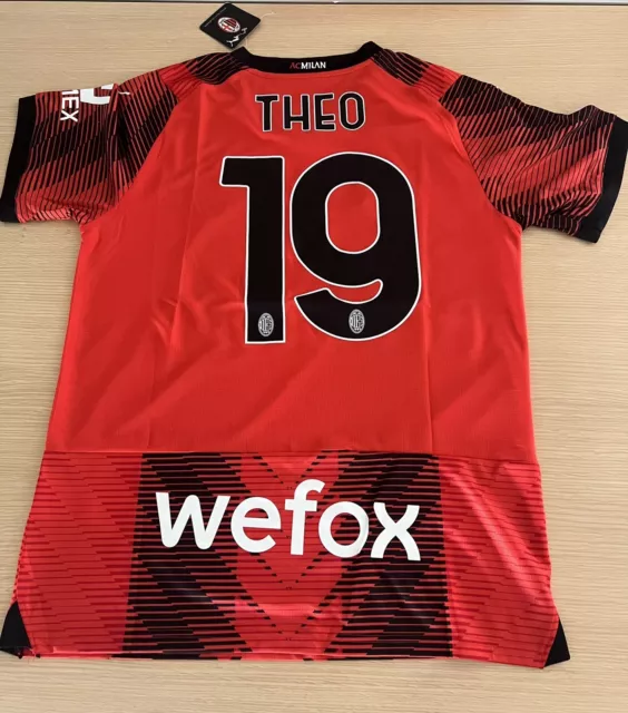 Maglia Milan Theo Hernandez 2023 2024 Teo Completo Adulto Bambino Originale Home