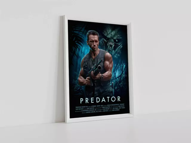 Predator Movie Poster Classic Print Large Art  A4 A3 A2 A1 Size