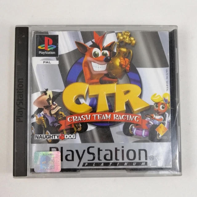 Jeu Crash Team Racing (CTR) Pour PlayStation 1 - Version Complète - État Correct Fonctionnel