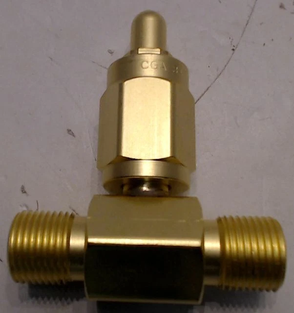 NEW Western CGA 347 T-BLK N/N X VO Manifold Coupler Tees, Brass $121-READ