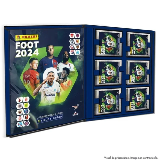 PANINI FOOT 2024 Ligue 1 Premium Soft Album Box + 22 Pouches PRE ORDER