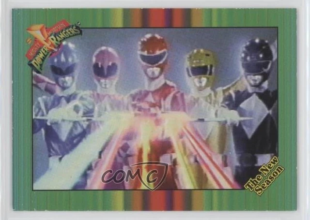 54 Power Ranger 1994-95 MIGHTY MORPHIN Power Rangers The New Season Retail Green Blast ...