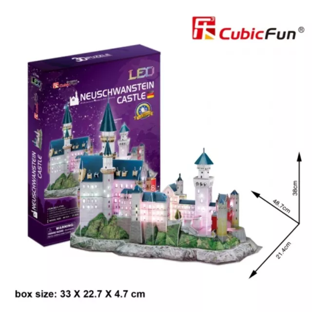 Puzzle tridimensionale Cubic Fun- Il Castello Arendelle di Frozen