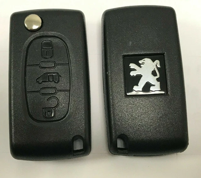 Lame Vierge Clé Coque Clé Télécommande Peugeot - Compatible 106, 205, 206, 306, 405, 406, 607 - Avec Lame Vierge Et Vis Cle 206 - Foto 9