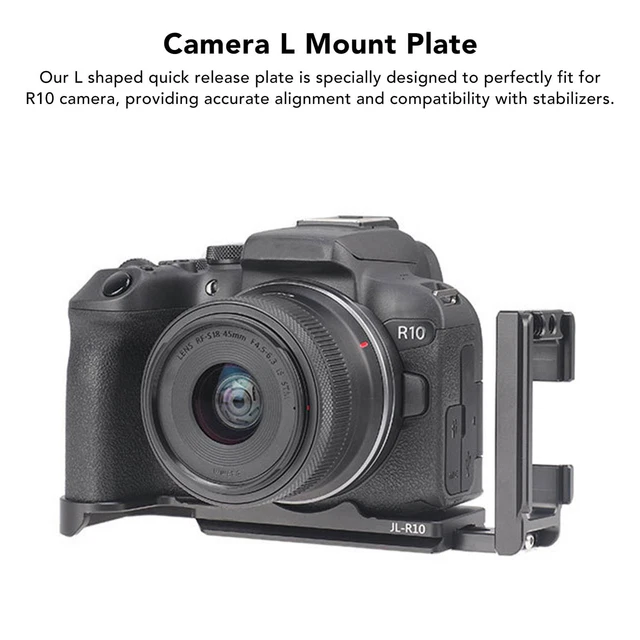 Piastra A Sgancio Rapido Staffa Fotocamera L Per R10 Supporto Commutazione