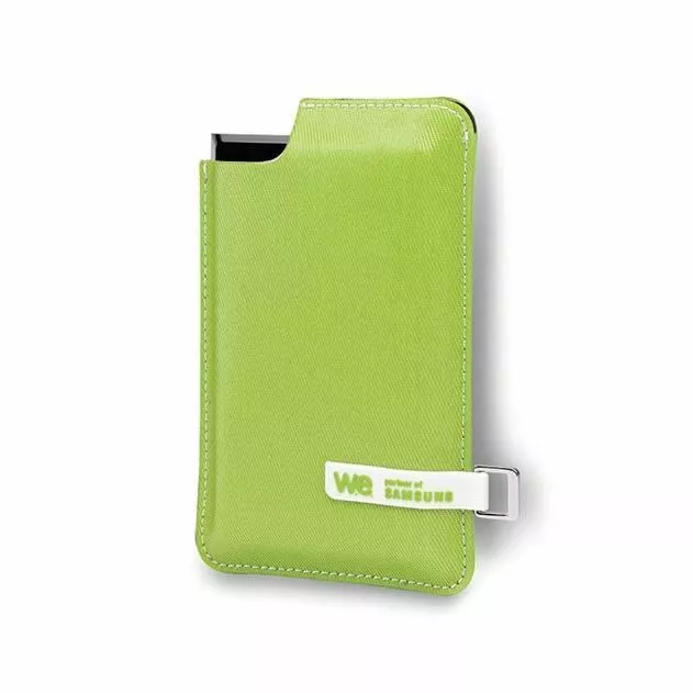 WE SSD externe 120 Go noir avec housse verte