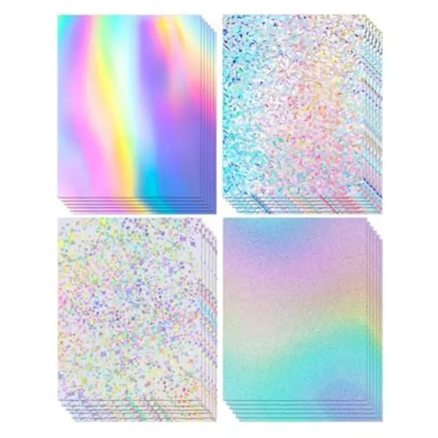 24 Sheets Glitter    Card Making, Party Decoration Q3Y54399