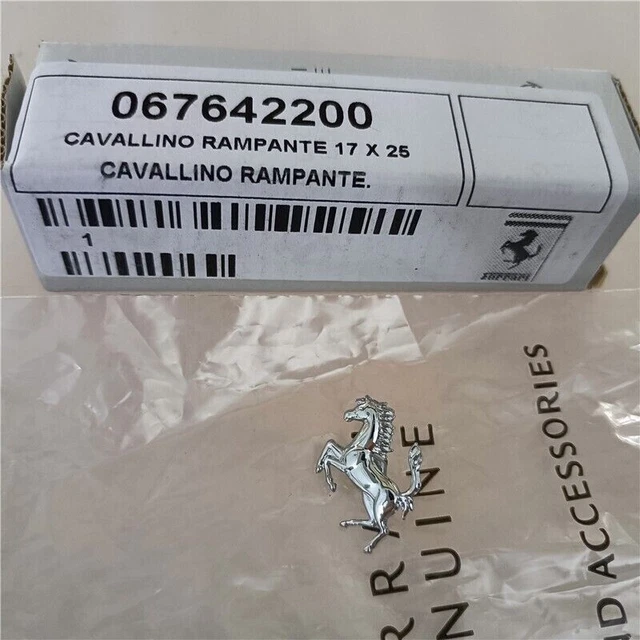 Ferrari 430 360 Challenge Stradale Small Prancing Horse For Fuel Door 67642200