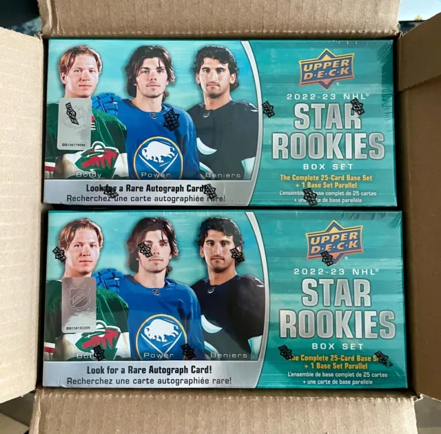2022/23 Upper Deck NHL Star Rookies Hockey Box Set - SHIPS ASAP!!