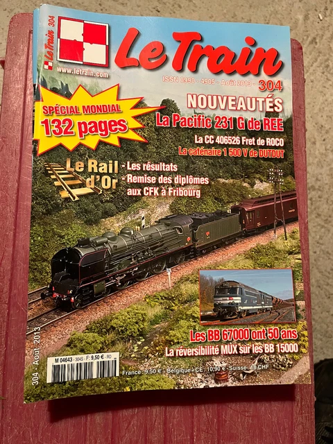 Lot De 46 Revues 'Le Train', Suppléments Auto Miniature Inclus, Collectionneur