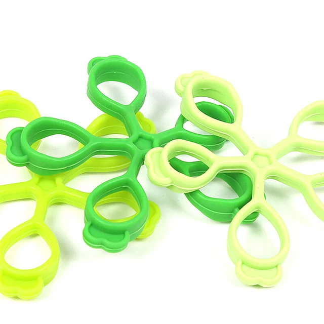 Silicone Finger Exercise Expander Stretch Hand Gripper Resistance Band Tensio F3