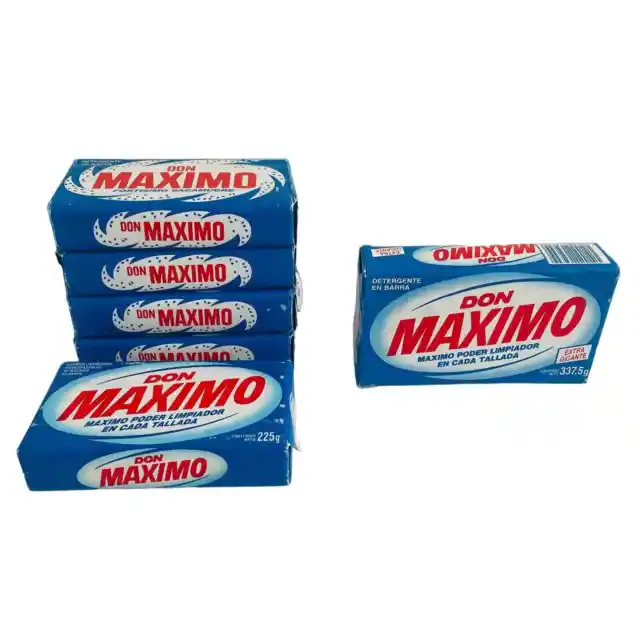 Vintage Don Maximo Laundry Detergent Soap Bars, Lot of 6