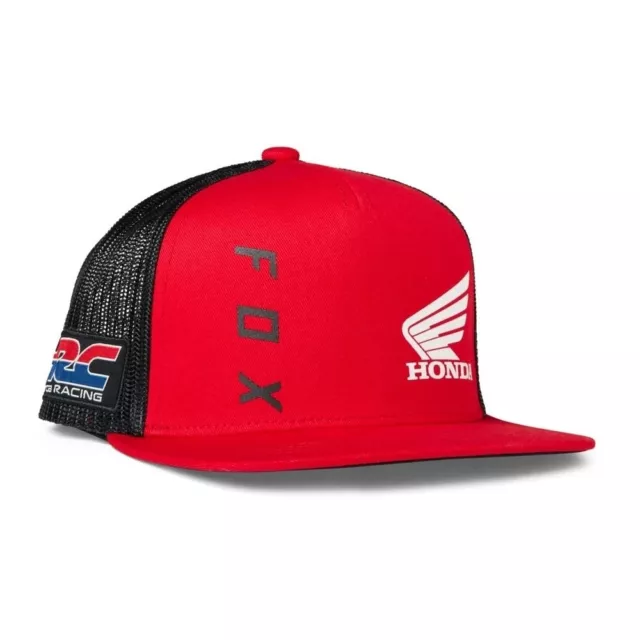 Fox Flexfit Basecap X HONDA Kinder Kappe Cap Schirmmütze MX MTB Street rot OS