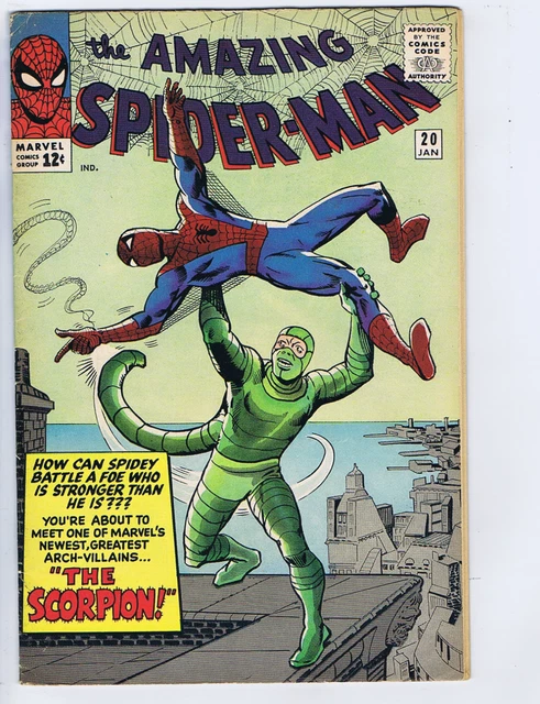 Amazing Spider-Man #20 Marvel 1965  Origin & 1st App of Scorpion!