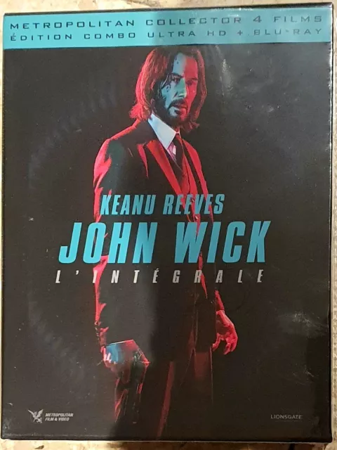 john wick 1 à 4 edition collector limitée blu ray 4k