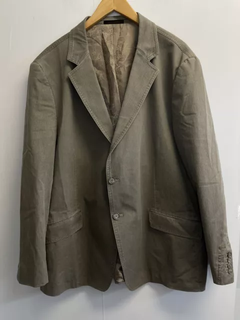 Madison Men’s 48R Gray Cotton Blend Sport Coat Blazer Jacket