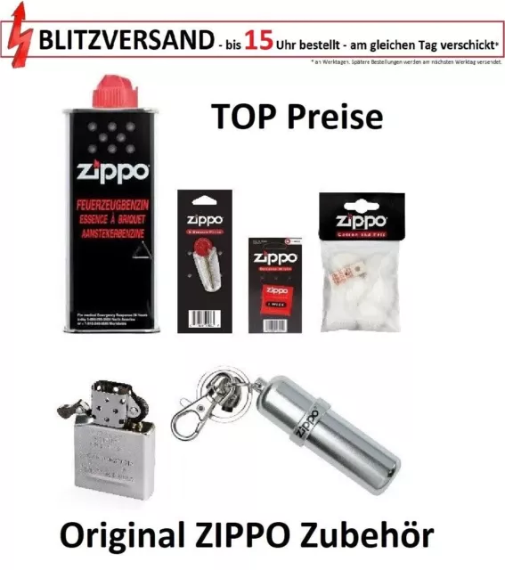 für ZIPPO & Co. - Feuersteine - Benzin - Watte - Filz - Docht und  mehr - RABATT