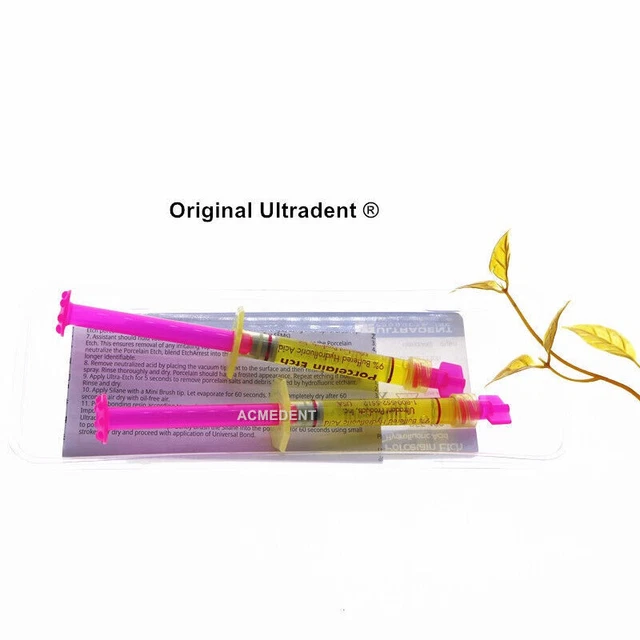 1BOXES ULTRADENT® PORCELAIN Etch 9 Hydrofluoric Acid Dental Etching