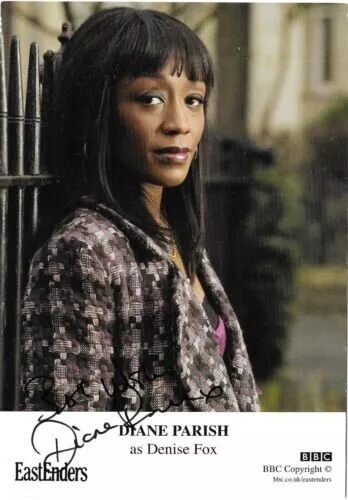 Eastenders - Diane Parish - Denise Fox - Cast Card - Handsigned - Undedicated