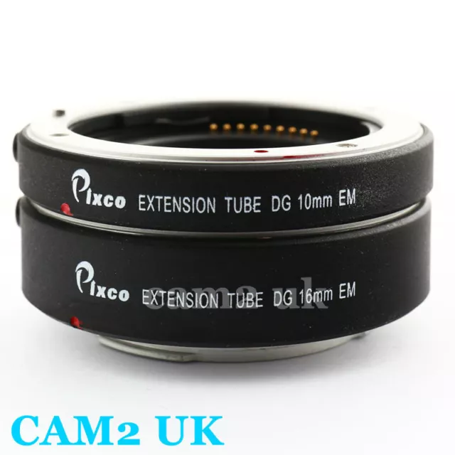 Pixco Auto Focus Macro Extension Tube Adapter for Canon EOS M M2 EF-M mount EFM