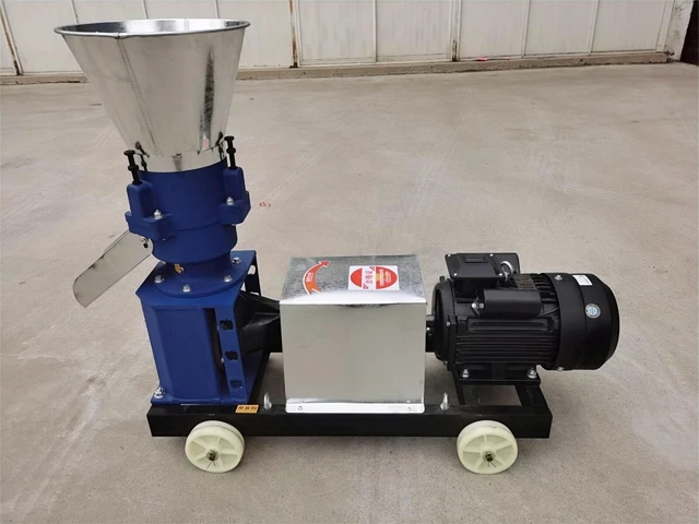 220V 4500W Feed Pellet Mill Machine Feed Maker Pelletizer 3mm&8mm Dies 220kg/h