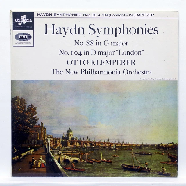 SAX 2571 - OTTO KLEMPERER - HAYDN symphonies nos.88 & 104 - COLUMBIA LP EX++
