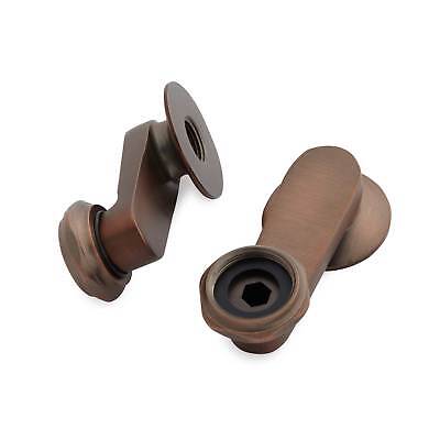 Signature Hardware Swing Arm Coupler 3" Oil Rubbed Bronze NEW pair + acces