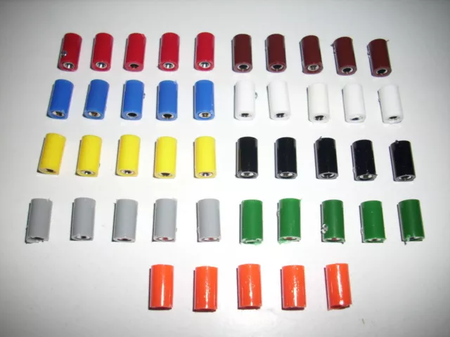 20 Muffen  Kupplungen  für Stecker mit 2,6 mm Stift  Farbe nach Wahl  NEU