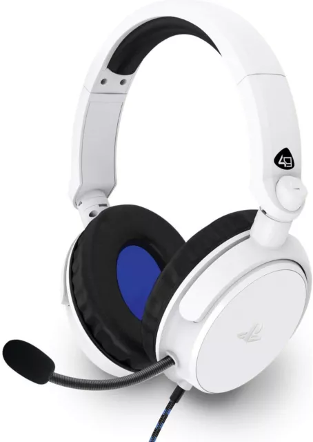 PS4 Gaming Chat Headset with Mic Officially Licensed PRO4-50s White for PS5 2