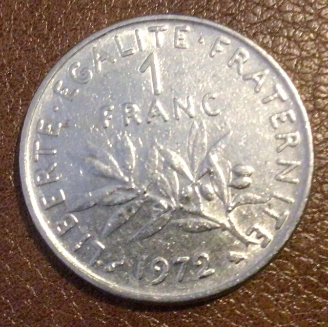 PIÈCE DE 1 franc semeuse de 1972 TTB EUR 0,80 - PicClick FR