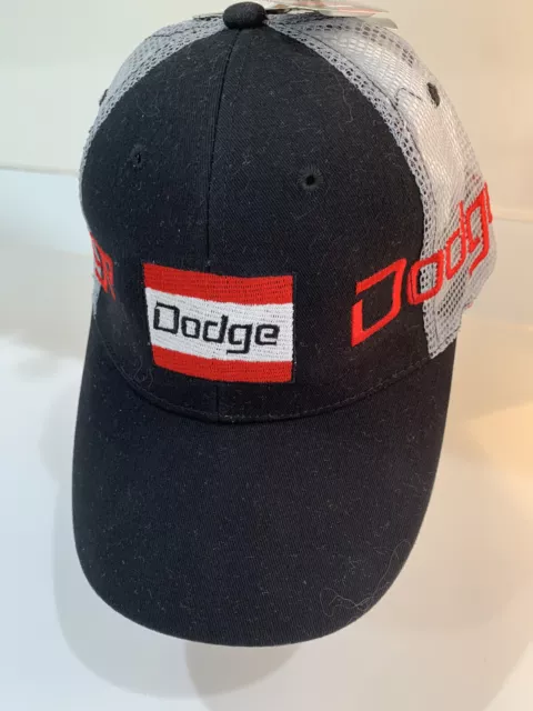 Dodge Hat Cap Mopar Embroidery Logo NEW One Size Muscle Car Truck Auto Mesh Back