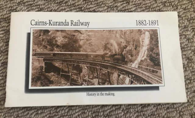 Cairns-Kuranda Railway Souvenir Booklet 1882-1891 20 pages QLD Australia