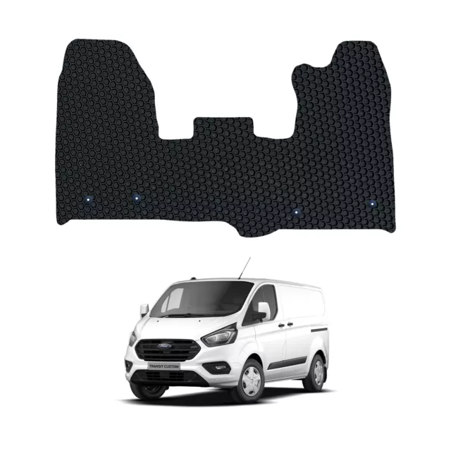 Ford Transit Custom 2013-present LUXURY Tailored Rubber Van Mats Front 1pc