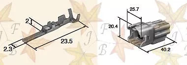 1 x HM 6-Wege STECKER Stecker mit Stiften & Dichtungen, Sumitomo VERSIEGELT Serie 2