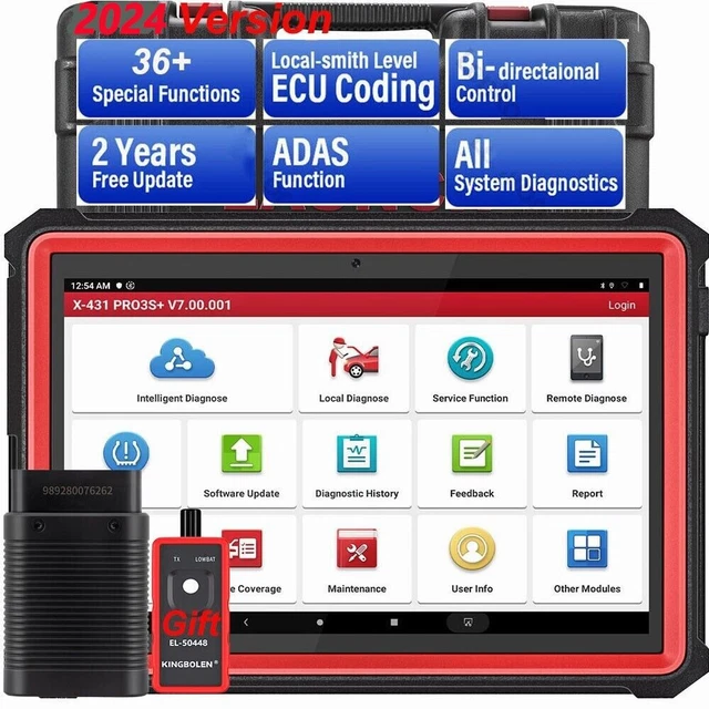 Scanner Diagnostica Auto LAUNCH X431 PRO3S+ - Bluetooth, OBD2, Italiano, 55+ Funzioni - Foto 10