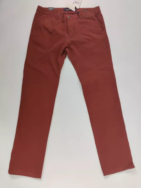 Pantaloni chino Scotch & Soda uomo rosso scuro Stuart Regular Slim Fit Garment Dye