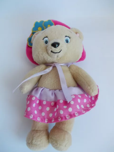 Tessie Bear Beanie Teddy Toy (Noddy) Golden Bear (C)