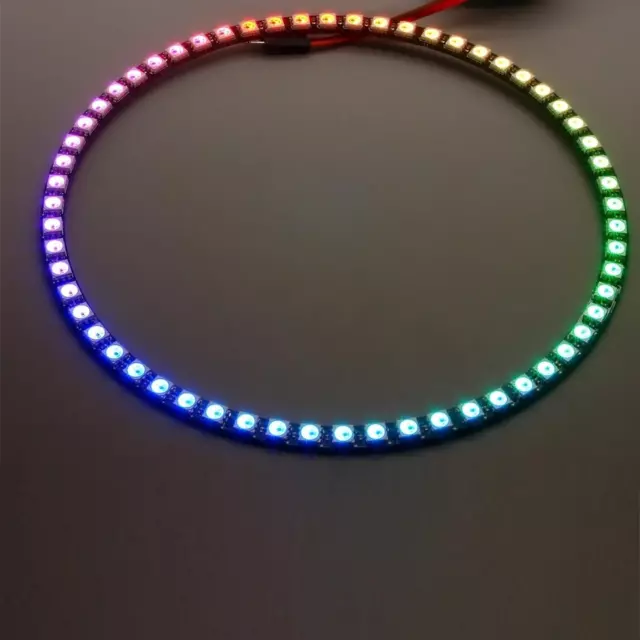 NeoPixel RGB LED Ring mit 60 WS2812 5050 RGB LEDs 5V für Arduino Raspberry Pi