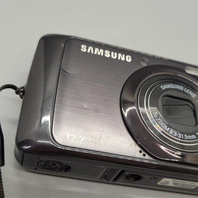 Samsung PL55 12,2 megapixel fotocamera digitale compatta testata nera 21