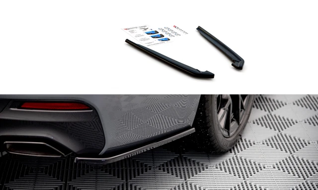 Maxton - Lames De Pare-Chocs Arrière Latérales BMW 5 G30 Facelift M-Pack Texturé