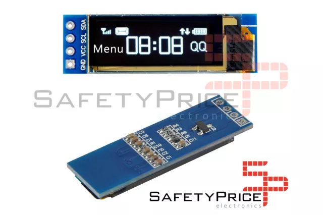 Pantalla display oled 0.91 pulgadas azul 128X32 OLED LCD LED modulo arduino