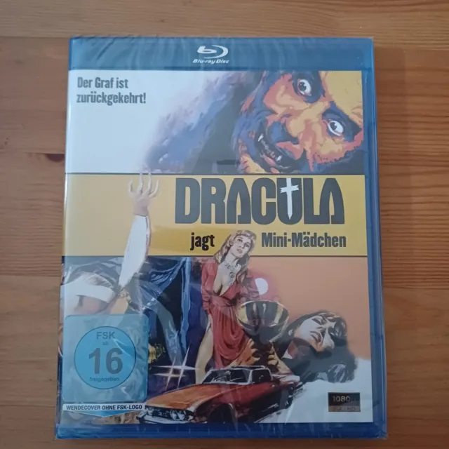 Dracula Jagt Mini-Mädchen - Hammer - Christopher Lee - Blu-Ray - Neu Und Ovp
