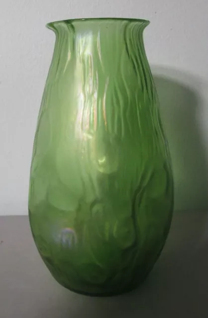 Authentic 7.75" LOETZ Art Nouveau (Austria) Iridized Art Glass Vase,  c. 1905