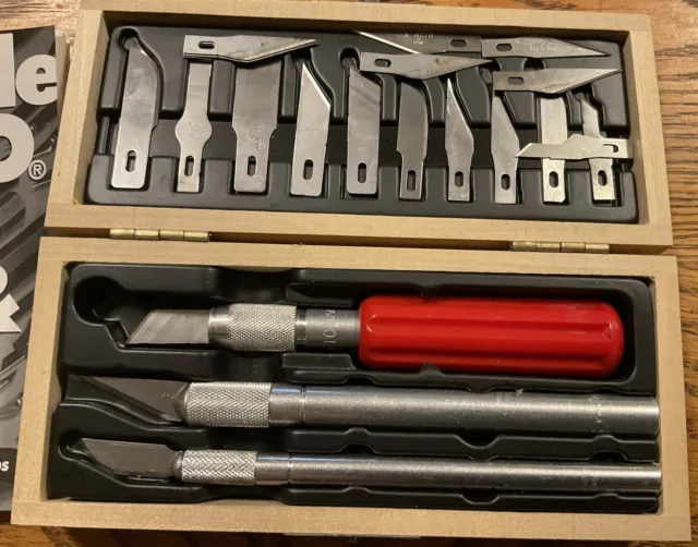 Elmer's X-Acto Basic Knife Set, Cutting, Trimming, Sculpting, Carving 13  Blades